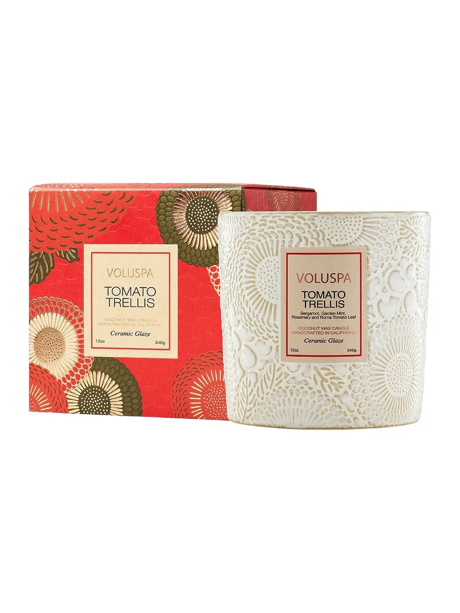 Voluspa Tomato Trellis Luxe Classic Candle