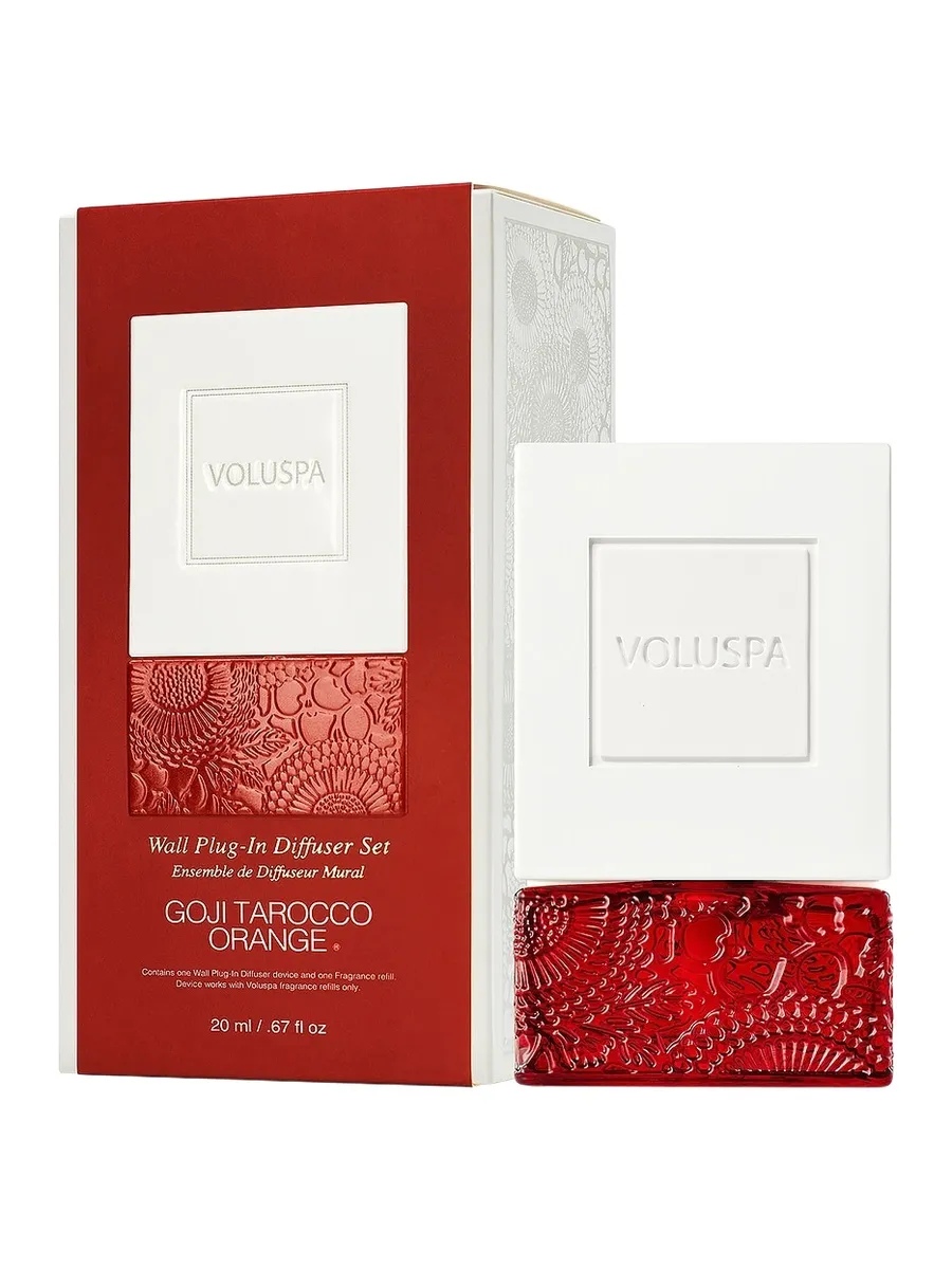 Voluspa Ogoji Tarocc Orange Wall Plugin Starter Kit
