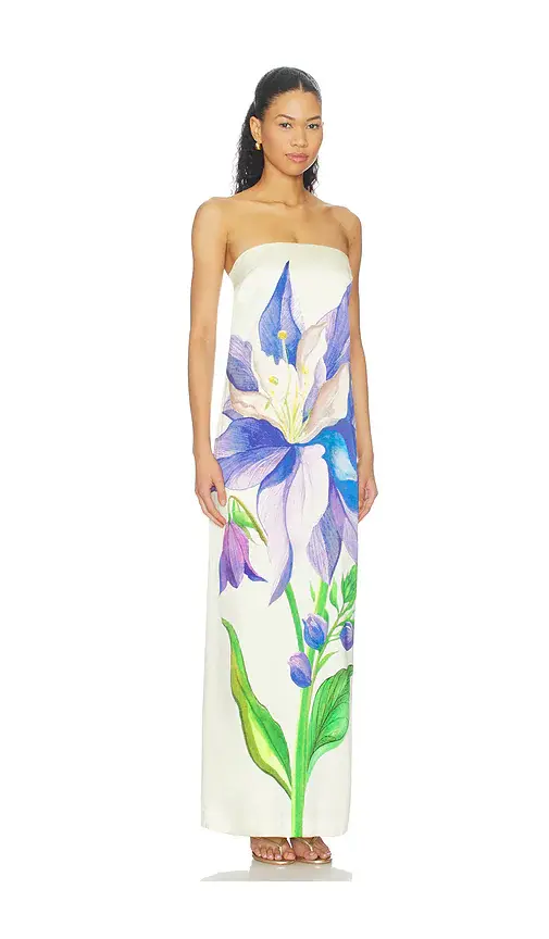 LA FUORI Iris Of The Sapphire Garden Dress | Thumbnail 2 LA FUORI Iris Of The Sapphire Garden Dress | Thumbnail 2