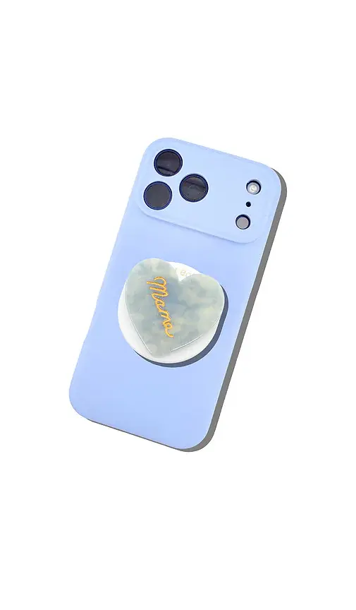 Solar Eclipse Hand-Painted Mama Heart Grip Charm | Thumbnail 2 Solar Eclipse Hand-Painted Mama Heart Grip Charm | Thumbnail 2