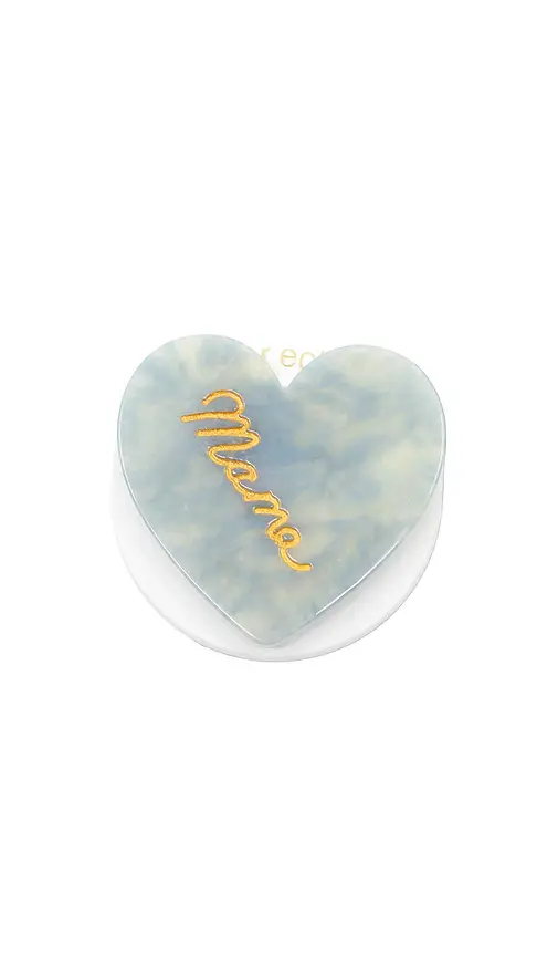 Solar Eclipse Hand-Painted Mama Heart Grip Charm