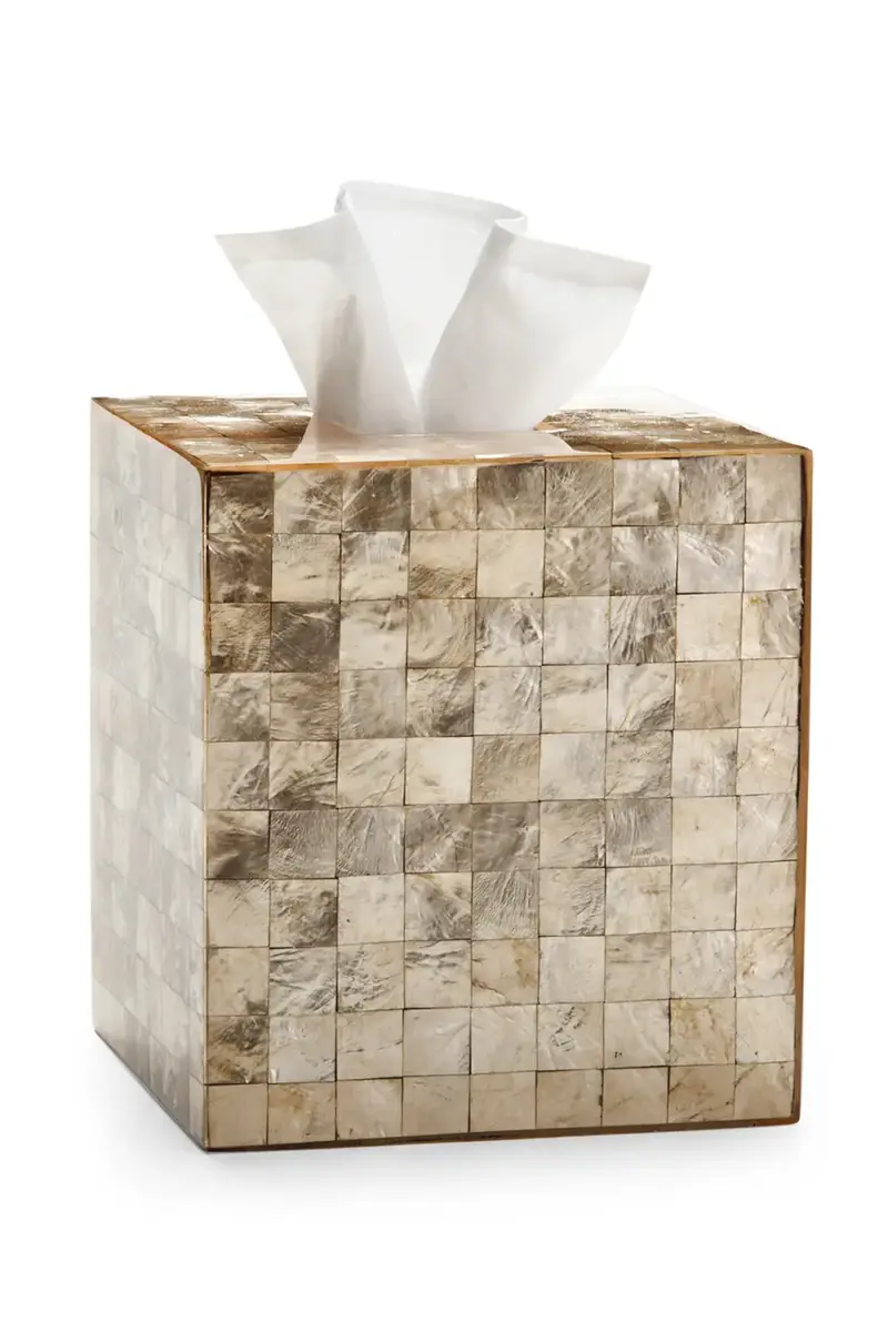 Labrazel Capiz Champagne Tissue Box Cover | Thumbnail 2 Labrazel Capiz Champagne Tissue Box Cover | Thumbnail 2