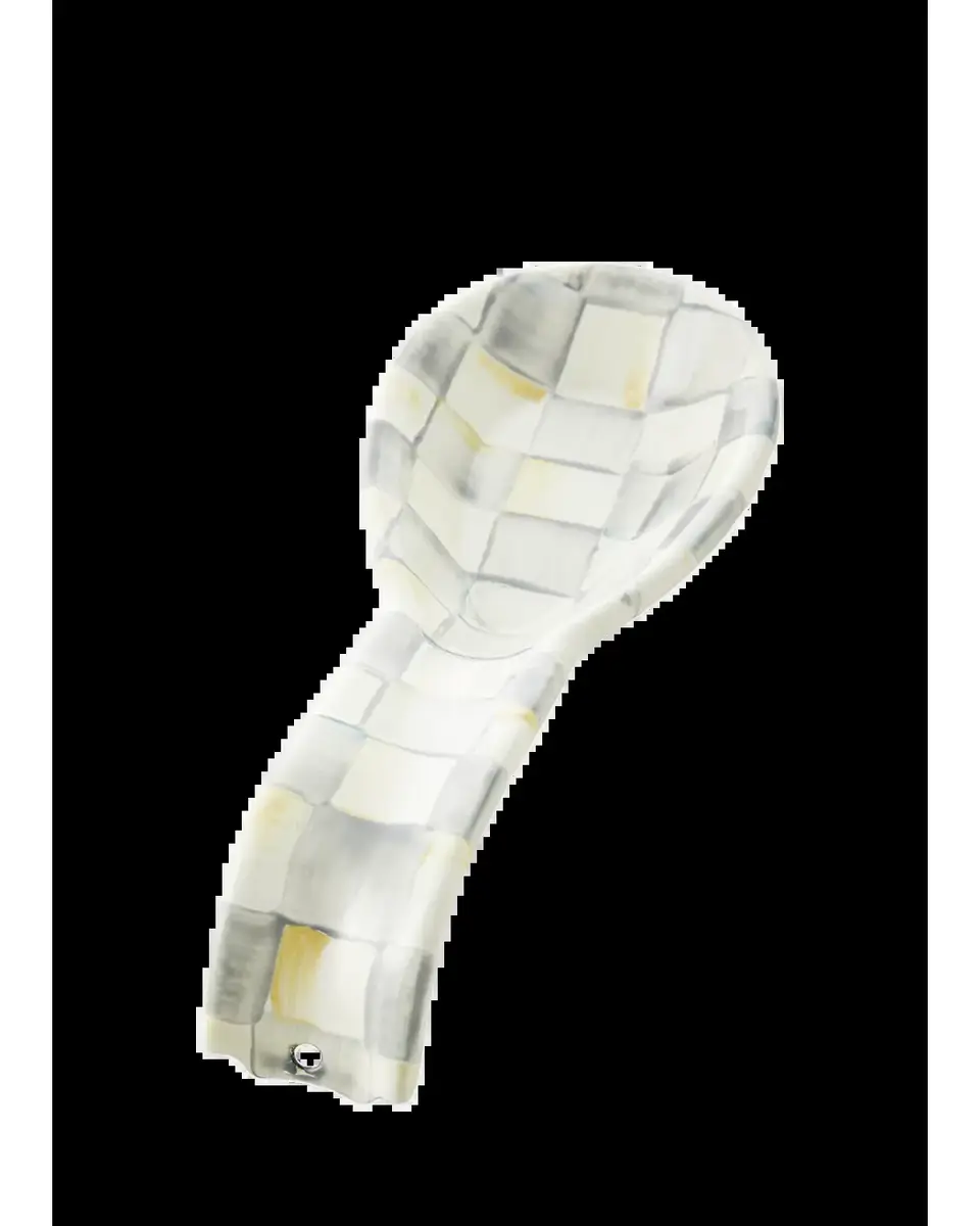 MacKenzie-Childs Sterling Check Spoon Rest | Thumbnail 2 MacKenzie-Childs Sterling Check Spoon Rest | Thumbnail 2