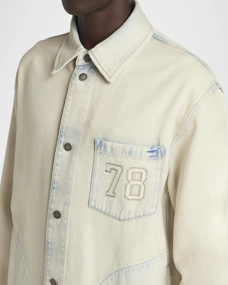 Golden Goose Men's Bleached Denim Jacket | Thumbnail 5 Golden Goose Men's Bleached Denim Jacket | Thumbnail 5