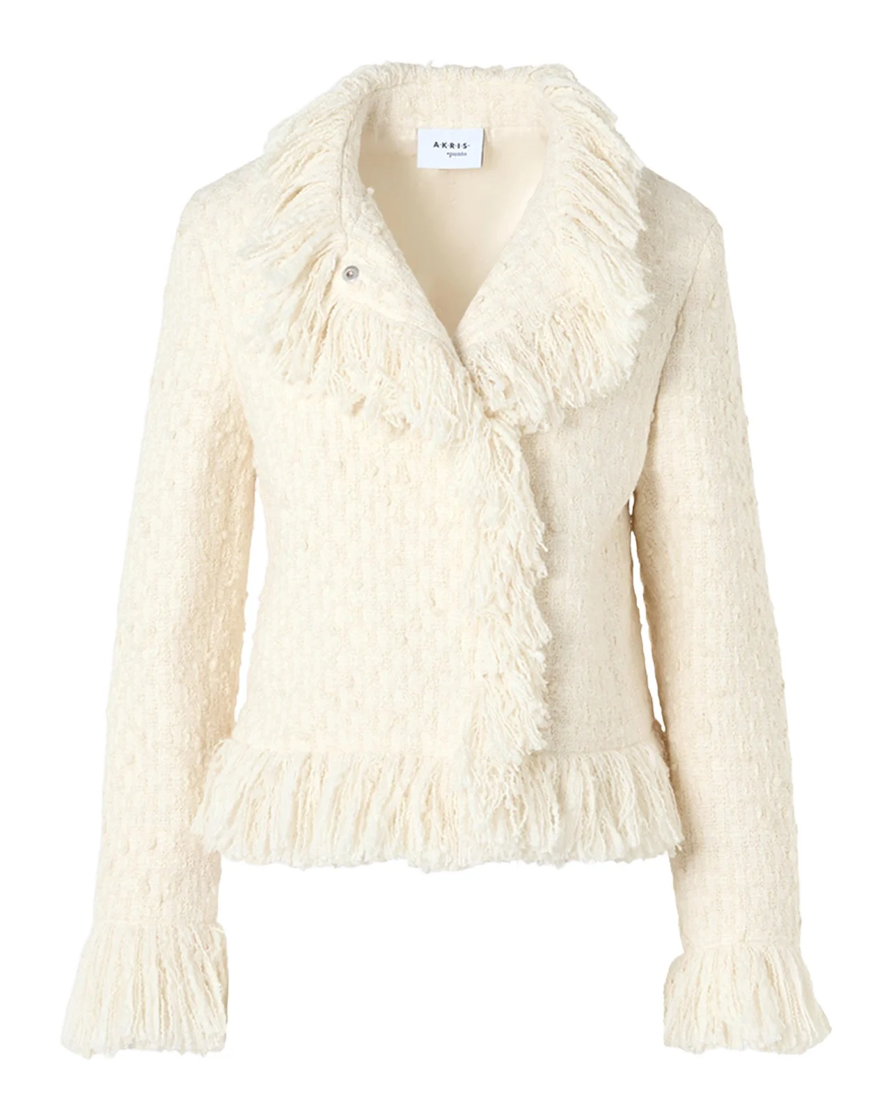 Akris punto Bouclé Tweed Wool-Blend Jacket