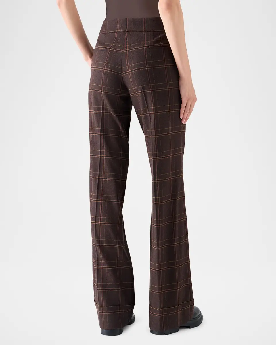 Akris punto Milly Blanket Check Flannel Pants | Thumbnail 3 Akris punto Milly Blanket Check Flannel Pants | Thumbnail 3