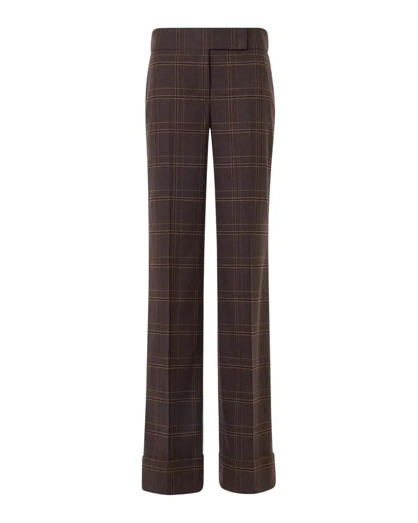 Akris punto Milly Blanket Check Flannel Pants | Image 1 Akris punto Milly Blanket Check Flannel Pants | Image 1