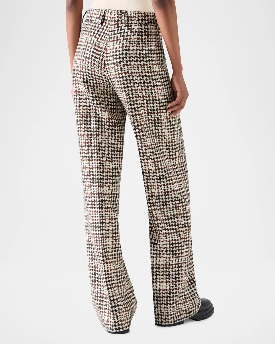 Akris punto Chiaro Plaid Wool-Blend Tweed Pants | Thumbnail 3