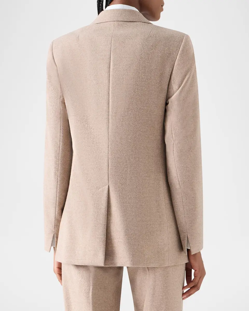 Akris punto Wool Single-Breasted Boyfriend Blazer Jacket | Thumbnail 3