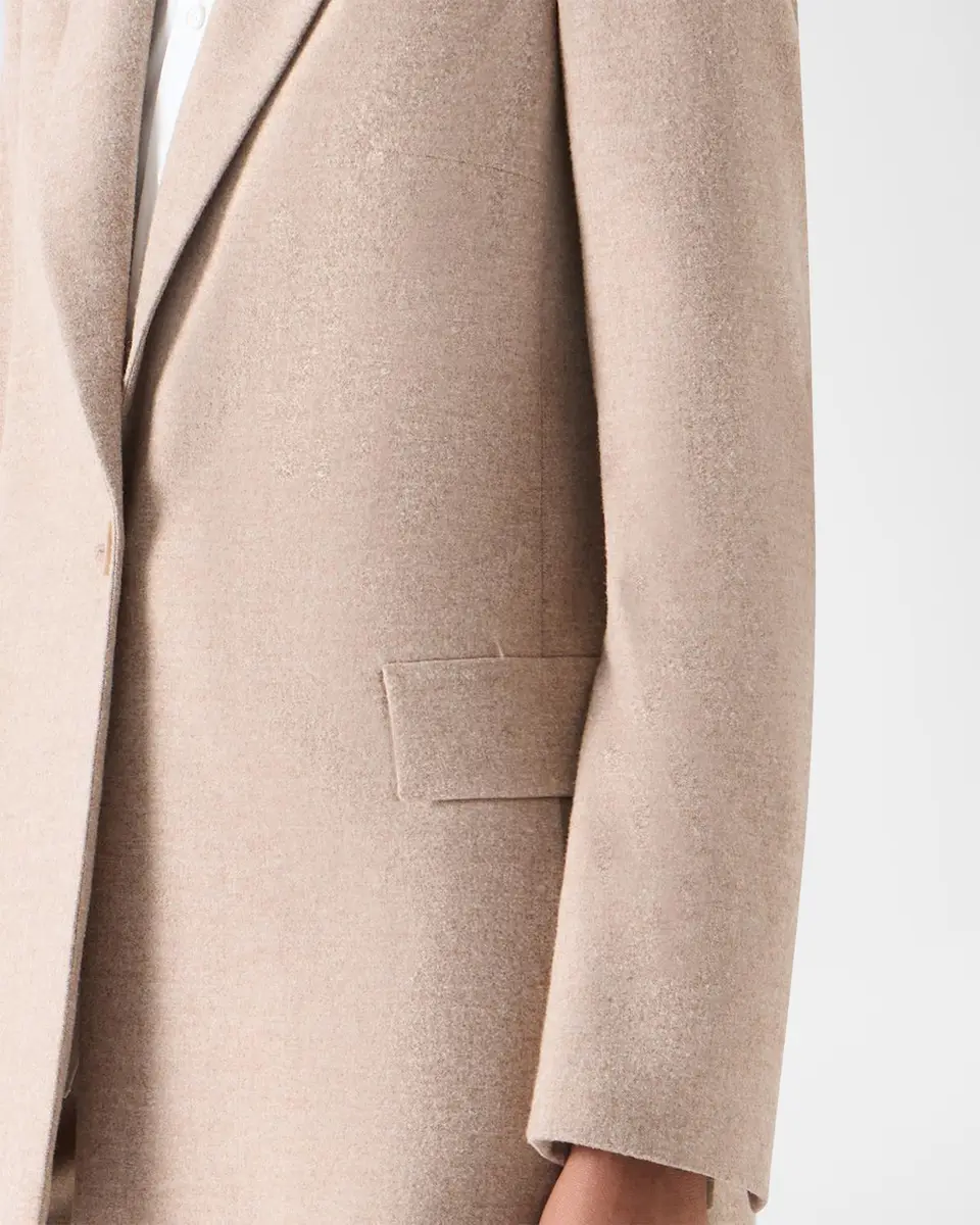Akris punto Wool Single-Breasted Boyfriend Blazer Jacket | Thumbnail 5