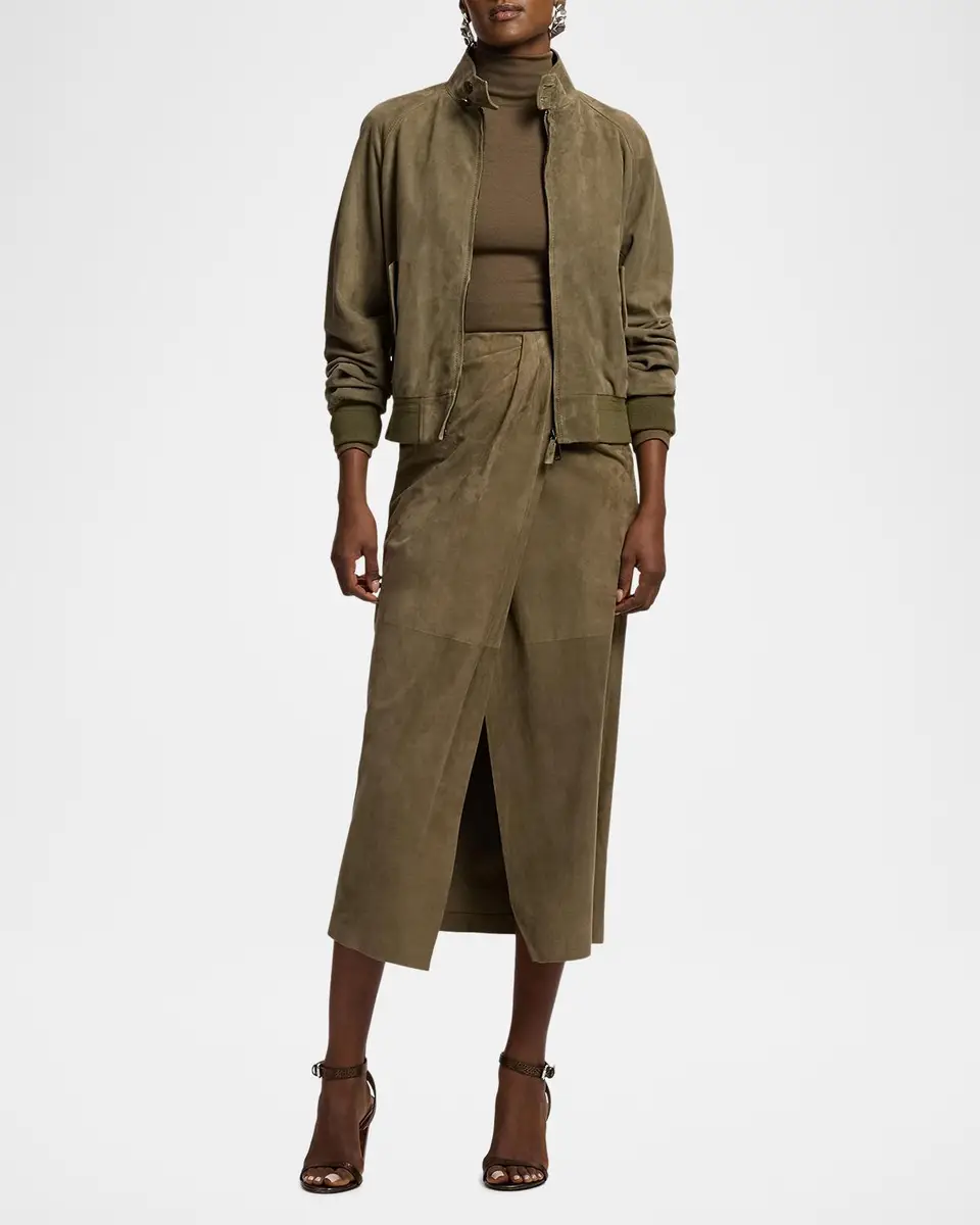 Ralph Lauren Collection Perrie Lamb-Suede Jacket | Thumbnail 2 Ralph Lauren Collection Perrie Lamb-Suede Jacket | Thumbnail 2
