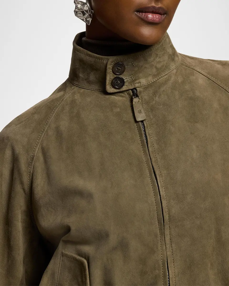 Ralph Lauren Collection Perrie Lamb-Suede Jacket | Thumbnail 5 Ralph Lauren Collection Perrie Lamb-Suede Jacket | Thumbnail 5