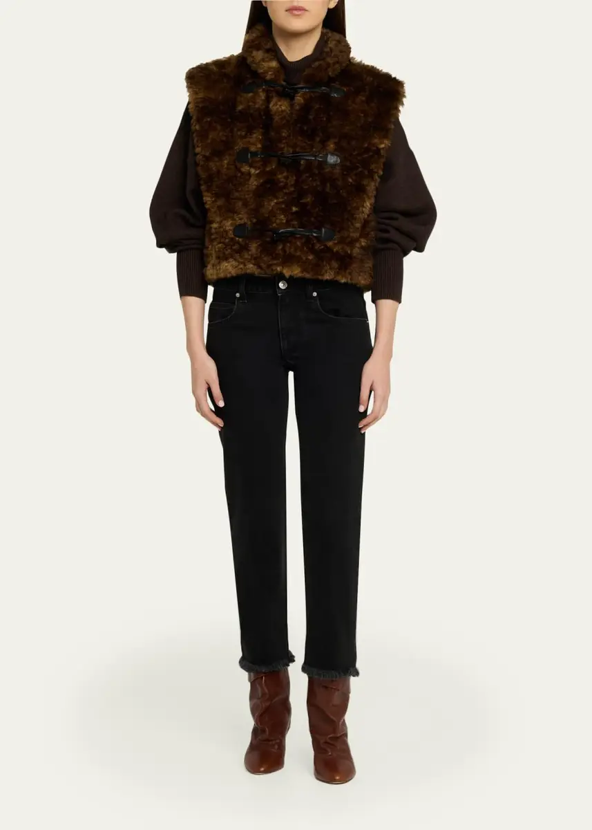 Etoile Isabel Marant Jocya Plush Vest | Thumbnail 2 Etoile Isabel Marant Jocya Plush Vest | Thumbnail 2