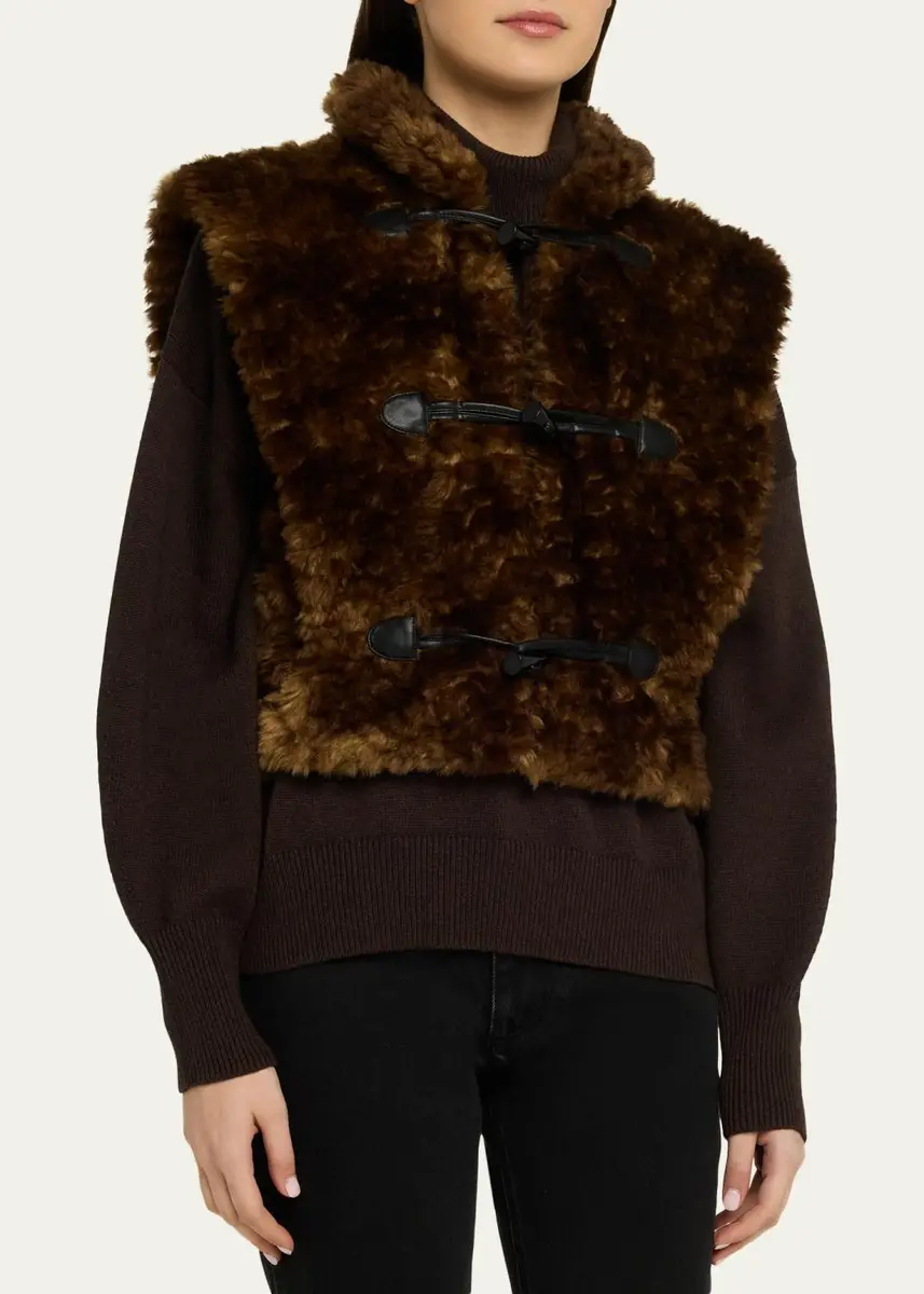 Etoile Isabel Marant Jocya Plush Vest | Thumbnail 4 Etoile Isabel Marant Jocya Plush Vest | Thumbnail 4