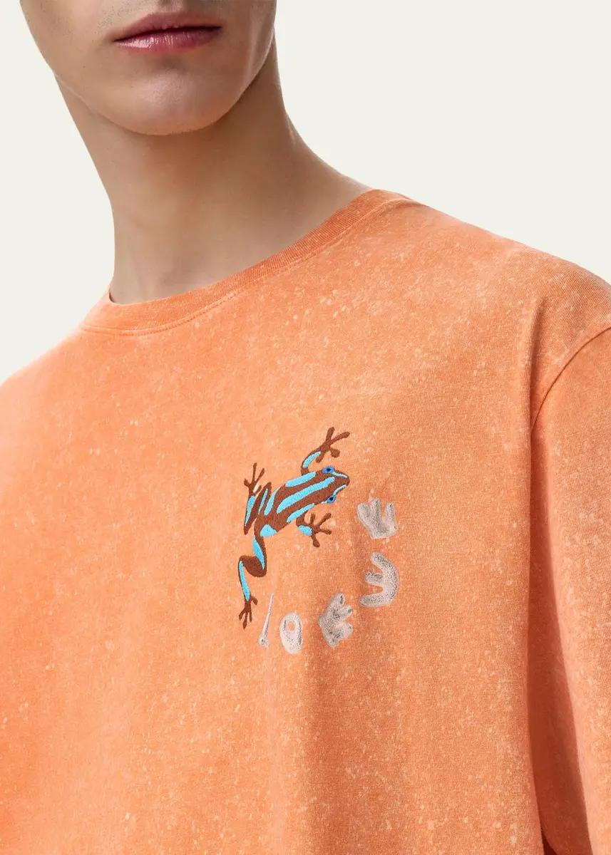 Loewe x Paula's Ibiza Men's Embroidered Frog T-Shirt | Thumbnail 5 Loewe x Paula's Ibiza Men's Embroidered Frog T-Shirt | Thumbnail 5