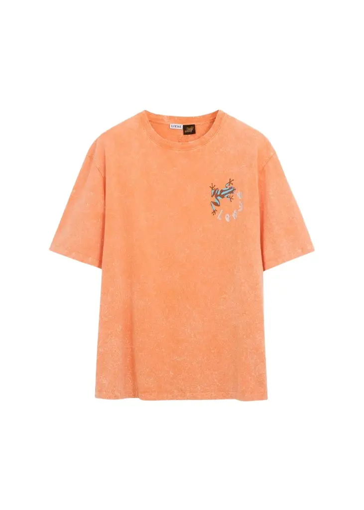 x Paula's Ibiza Men's Embroidered Frog T-Shirt x Paula's Ibiza Men's Embroidered Frog T-Shirt