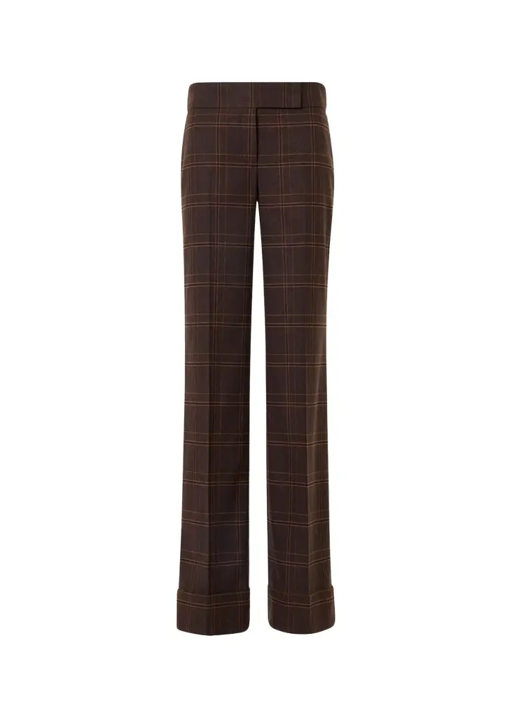 Akris punto Milly Blanket Check Flannel Pants | Image 1 Akris punto Milly Blanket Check Flannel Pants | Image 1