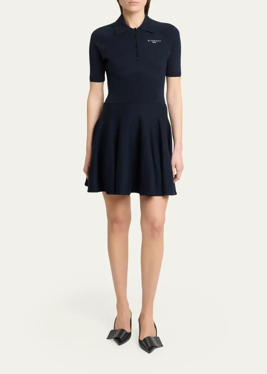 Givenchy A-Line Short Polo Dress | Thumbnail 2 Givenchy A-Line Short Polo Dress | Thumbnail 2