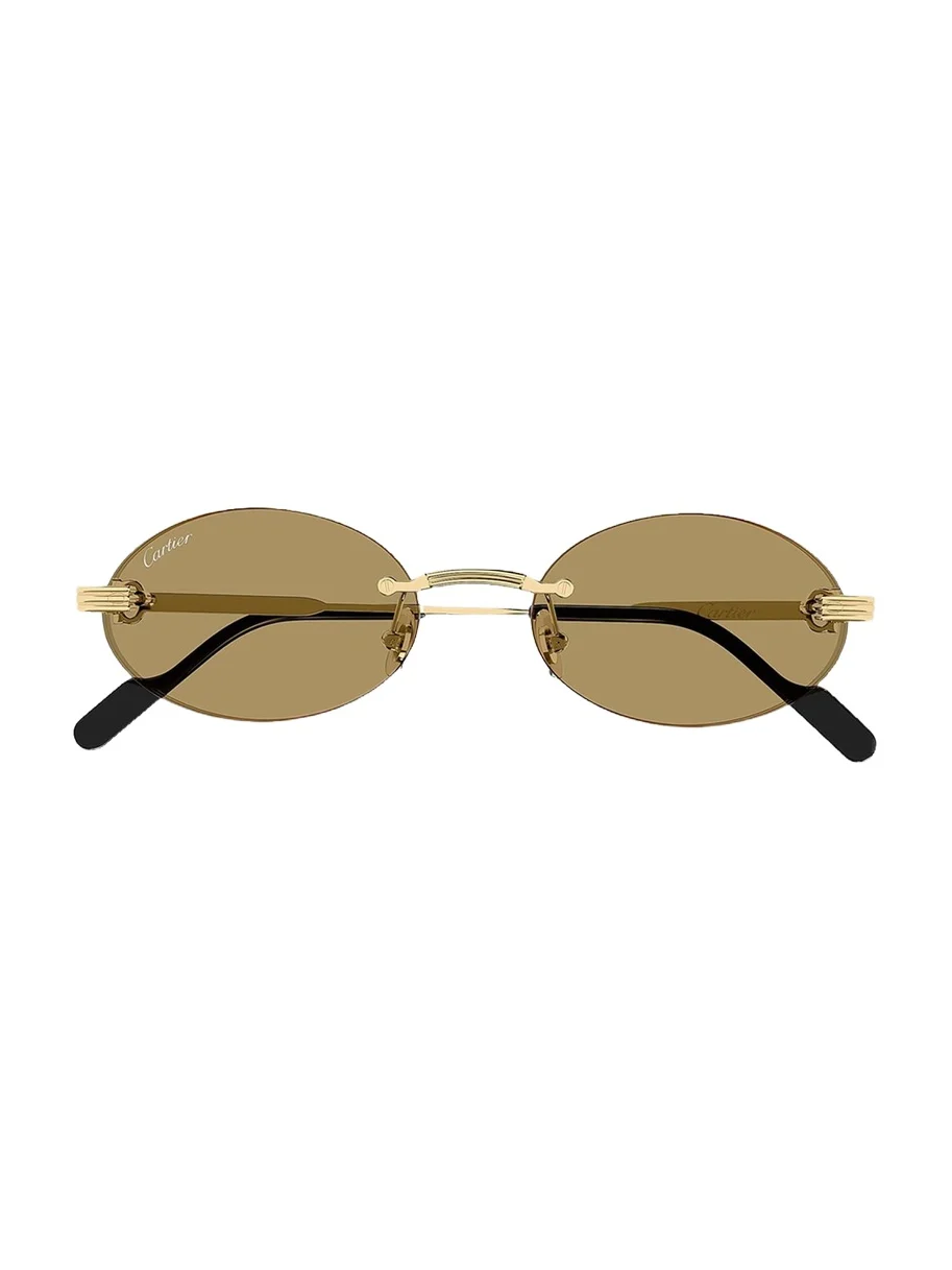 Première de 53MM 24K-Gold-Plated Rimless Oval Sunglasses Première de 53MM 24K-Gold-Plated Rimless Oval Sunglasses