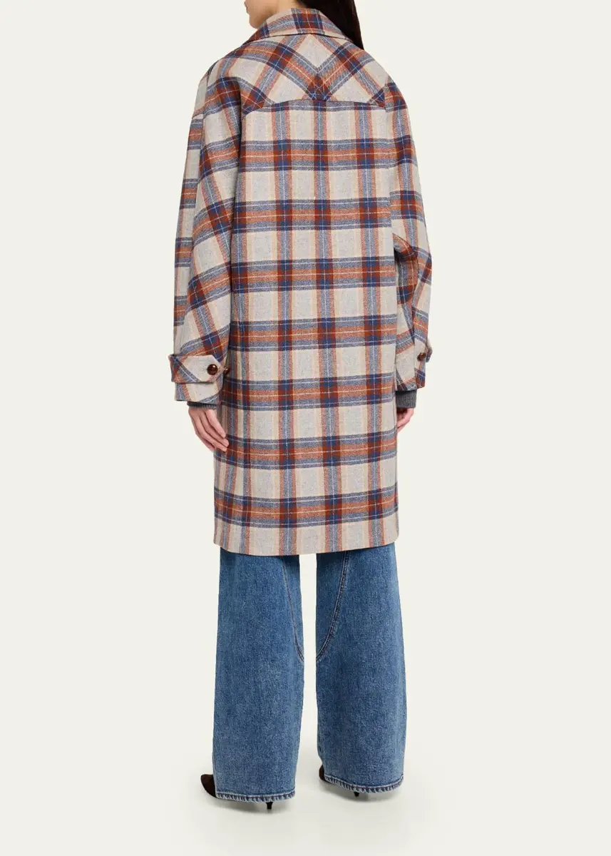 Veronica Beard Laurent Plaid Dickey Coat | Thumbnail 3