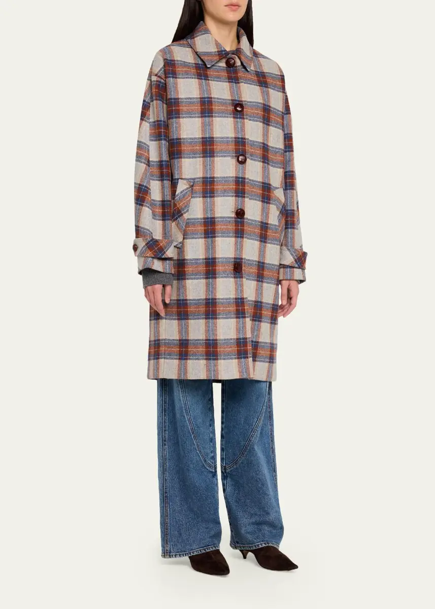 Veronica Beard Laurent Plaid Dickey Coat | Thumbnail 4