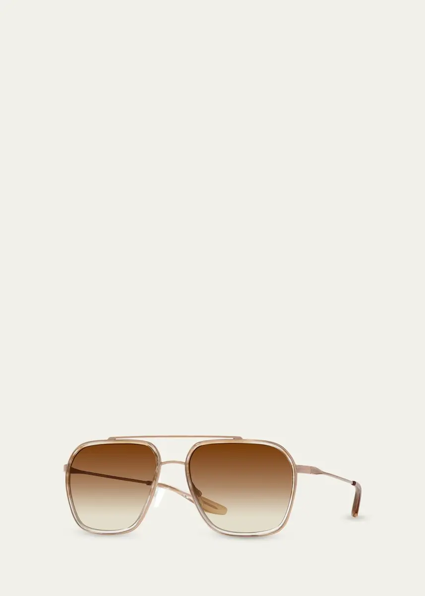 BARTON PERREIRA Men's Rizzo Acetate Aviator Sunglasses | Thumbnail 2 BARTON PERREIRA Men's Rizzo Acetate Aviator Sunglasses | Thumbnail 2