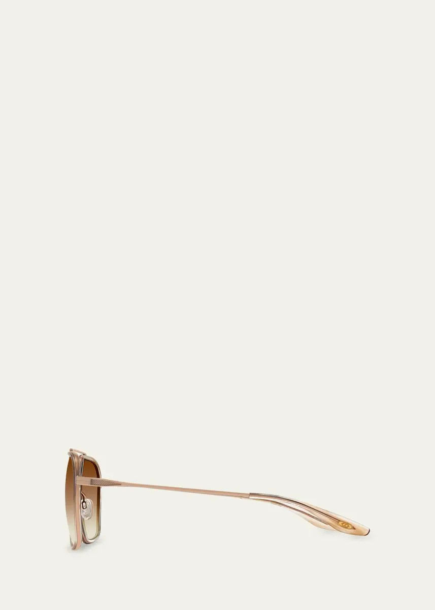 BARTON PERREIRA Men's Rizzo Acetate Aviator Sunglasses | Thumbnail 3 BARTON PERREIRA Men's Rizzo Acetate Aviator Sunglasses | Thumbnail 3