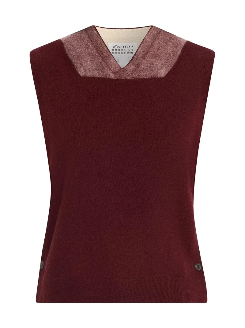 Fused Wool Knit Vest Fused Wool Knit Vest
