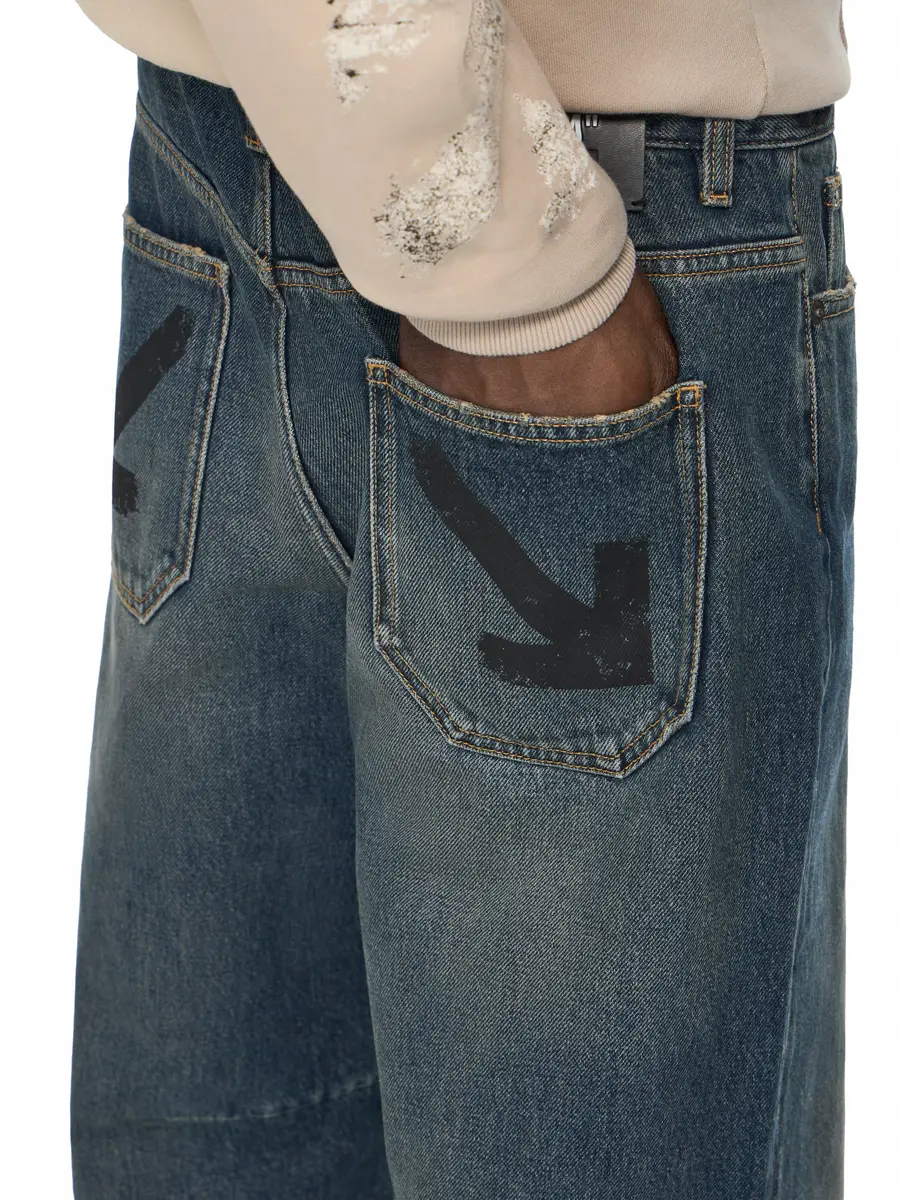 Off-White Half Arrow Tapered Jeans | Thumbnail 5