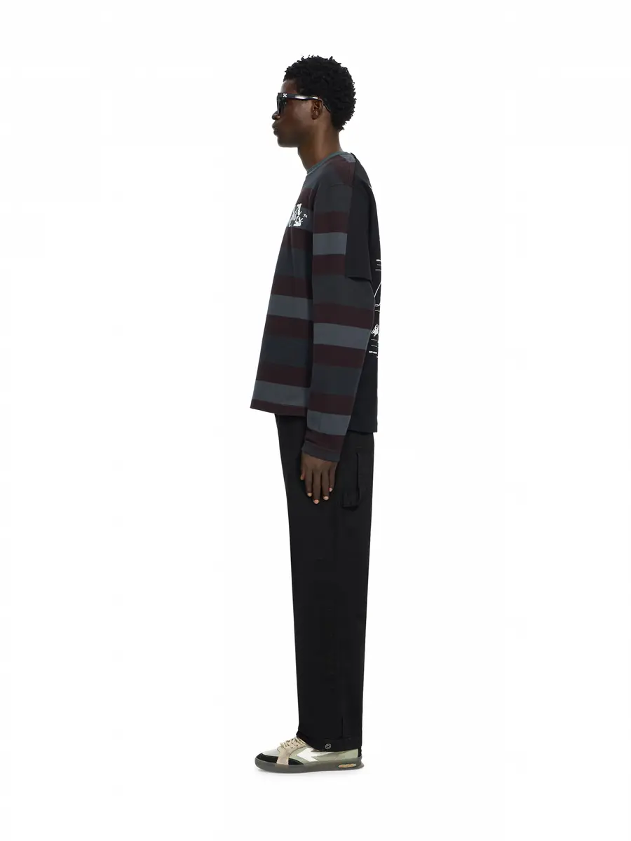 Off-White Stroke Striped Long Sleeve T-Shirt | Thumbnail 3