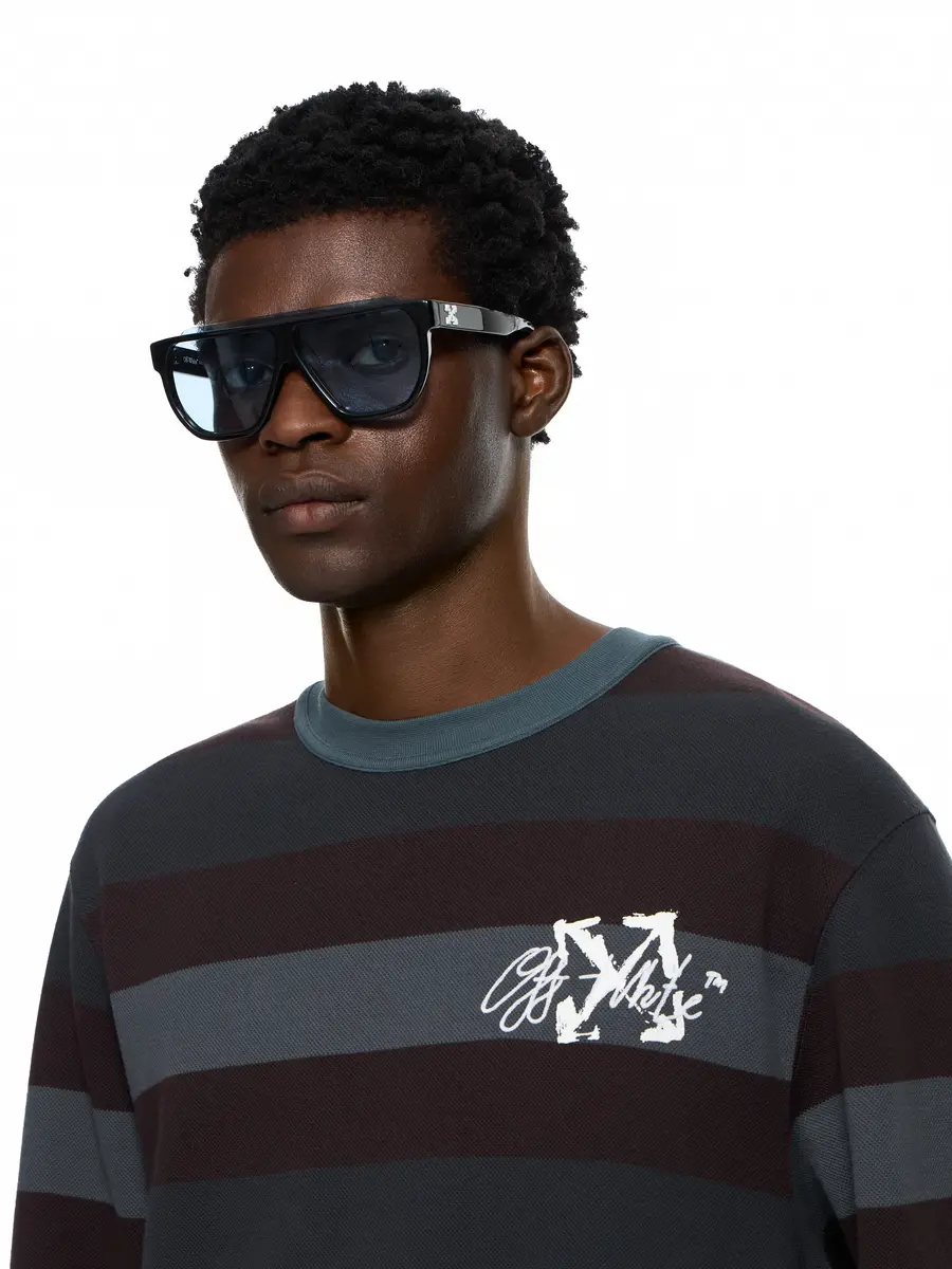 Off-White Stroke Striped Long Sleeve T-Shirt | Thumbnail 5