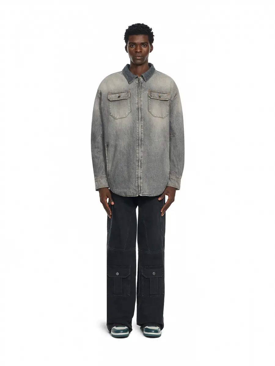Off-White Bookish Workwear Denim Overshirt | Thumbnail 2 Off-White Bookish Workwear Denim Overshirt | Thumbnail 2