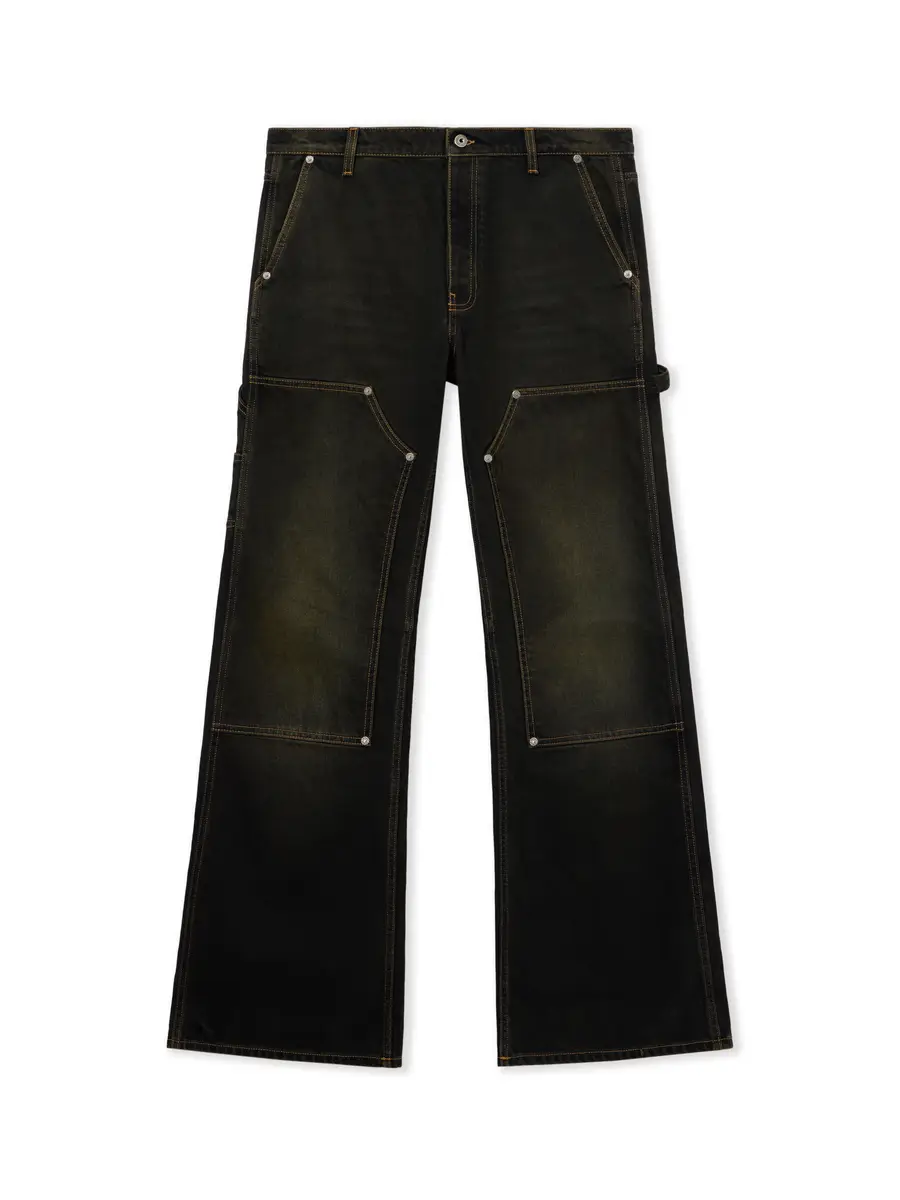 Off-White Half Arrow Flare Carpenter Jeans | Image 1 Off-White Half Arrow Flare Carpenter Jeans | Image 1