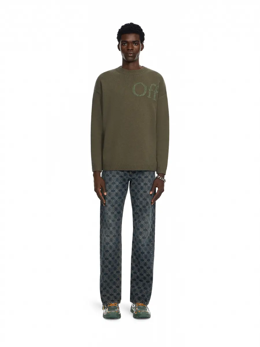 Off-White Bookish Shared Knit Crewneck | Thumbnail 2