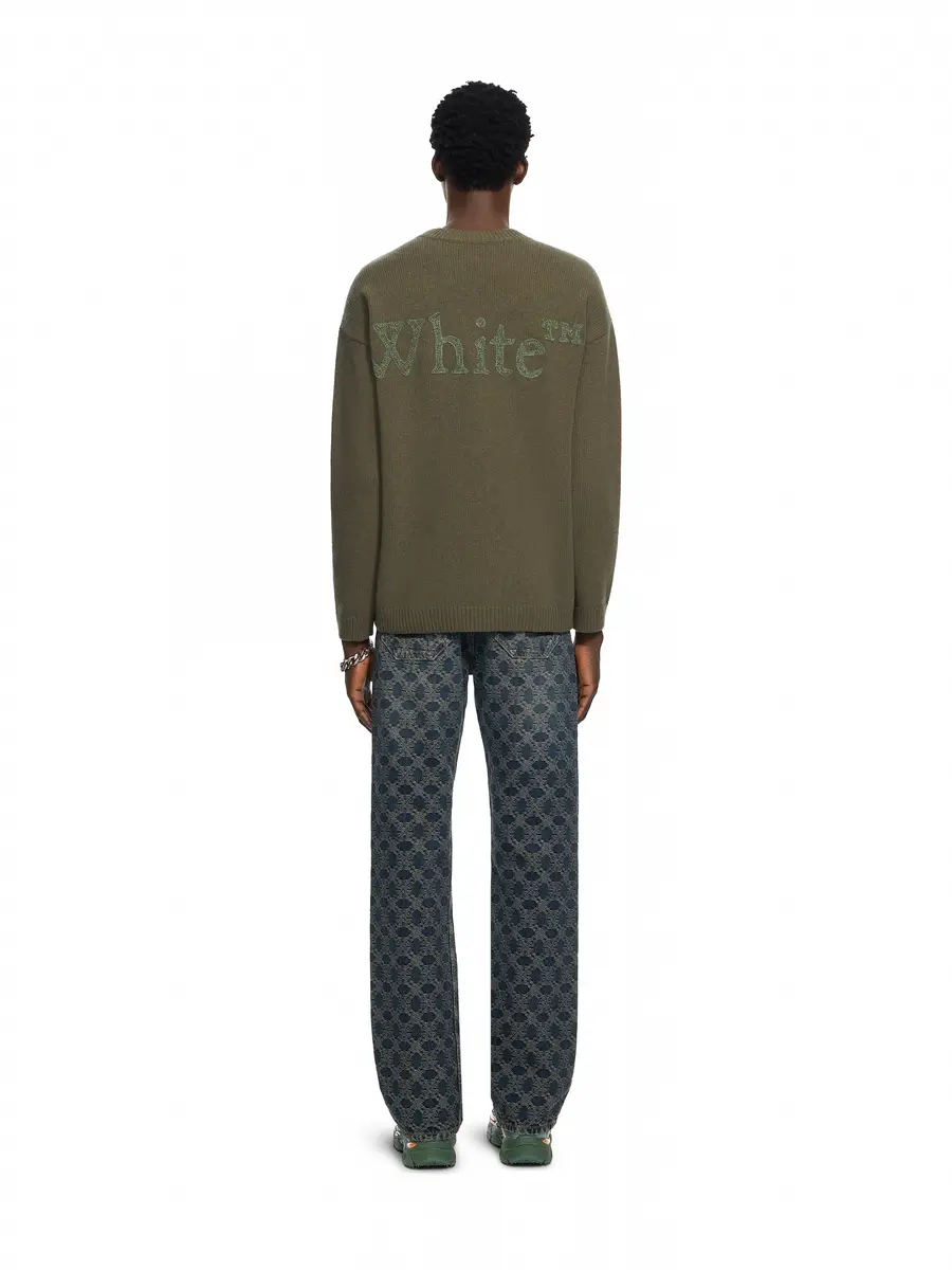 Off-White Bookish Shared Knit Crewneck | Thumbnail 4