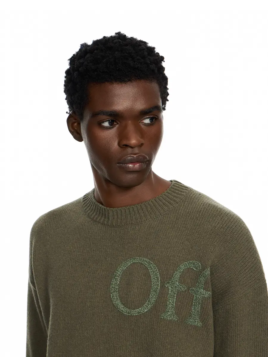 Off-White Bookish Shared Knit Crewneck | Thumbnail 5