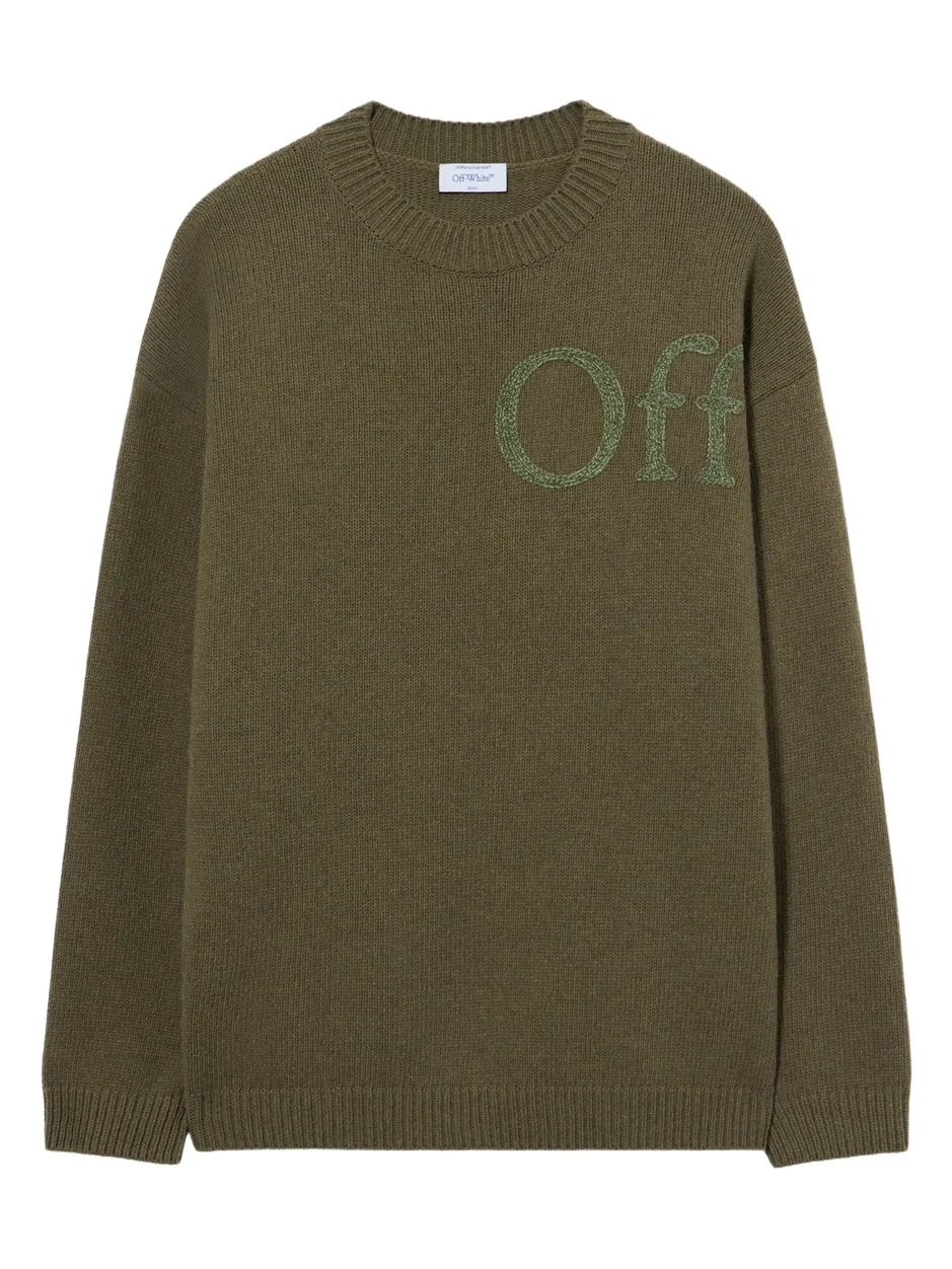 Off-White Bookish Shared Knit Crewneck