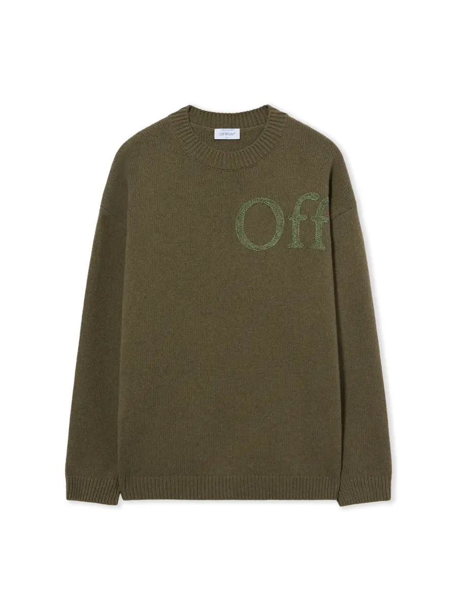 Off-White Bookish Shared Knit Crewneck | Image 1 Off-White Bookish Shared Knit Crewneck | Image 1