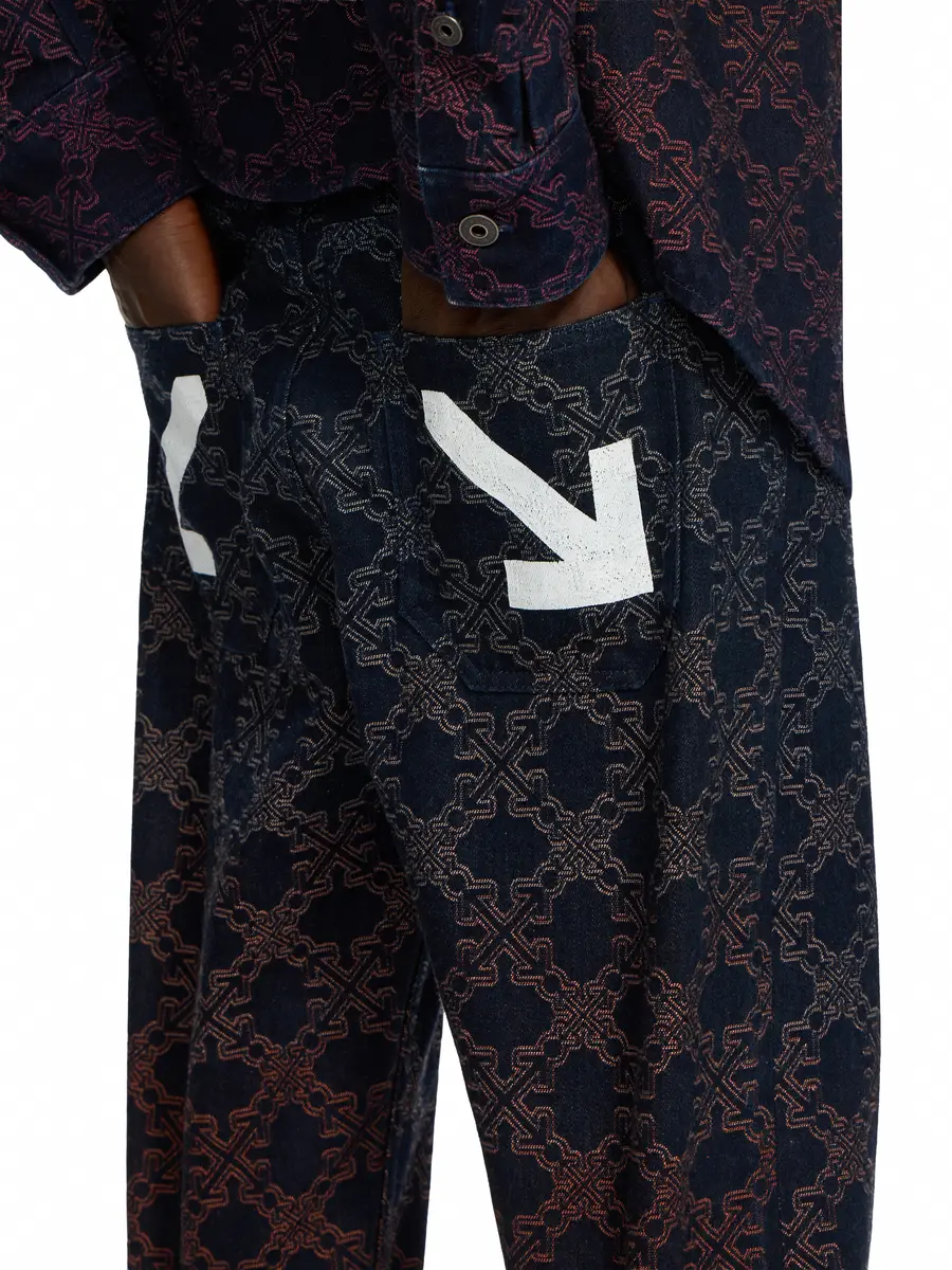Off-White Arrow Monogram Degradé Jacquard Jeans | Thumbnail 5