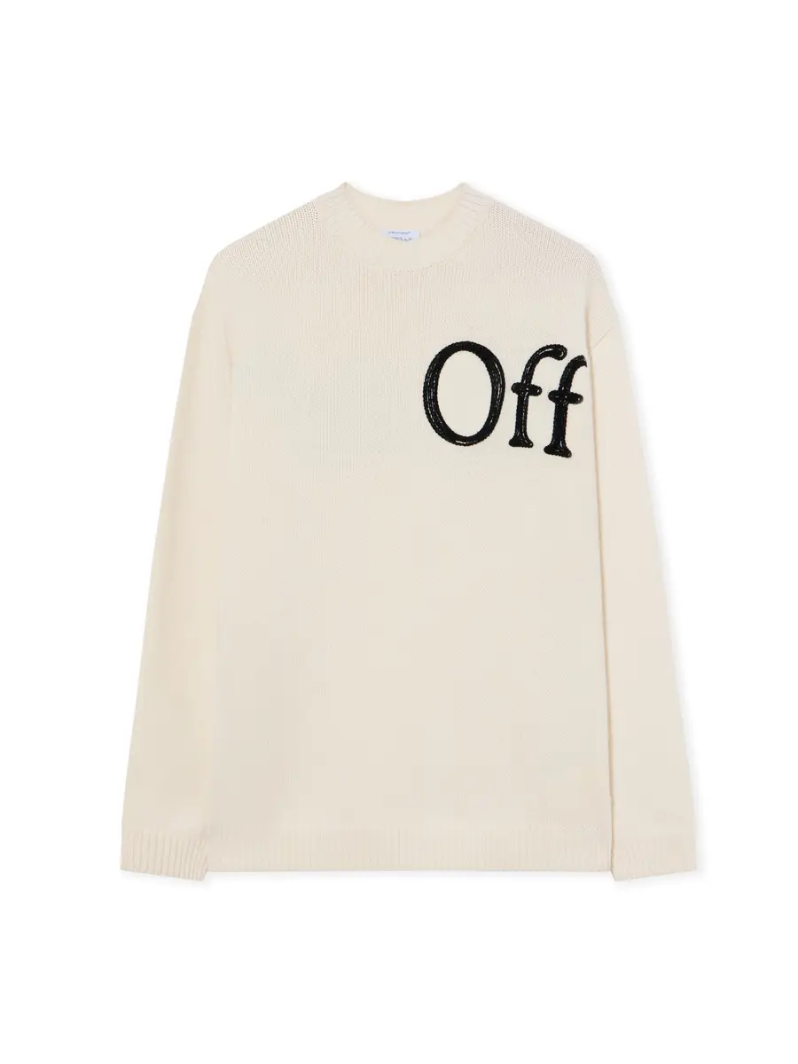 Off-White Bookish Shared Knit Crewneck