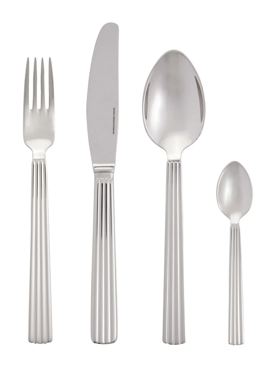 Georg Jensen Bernadotte 16-piece cutlery set by Sigvard Bernadotte