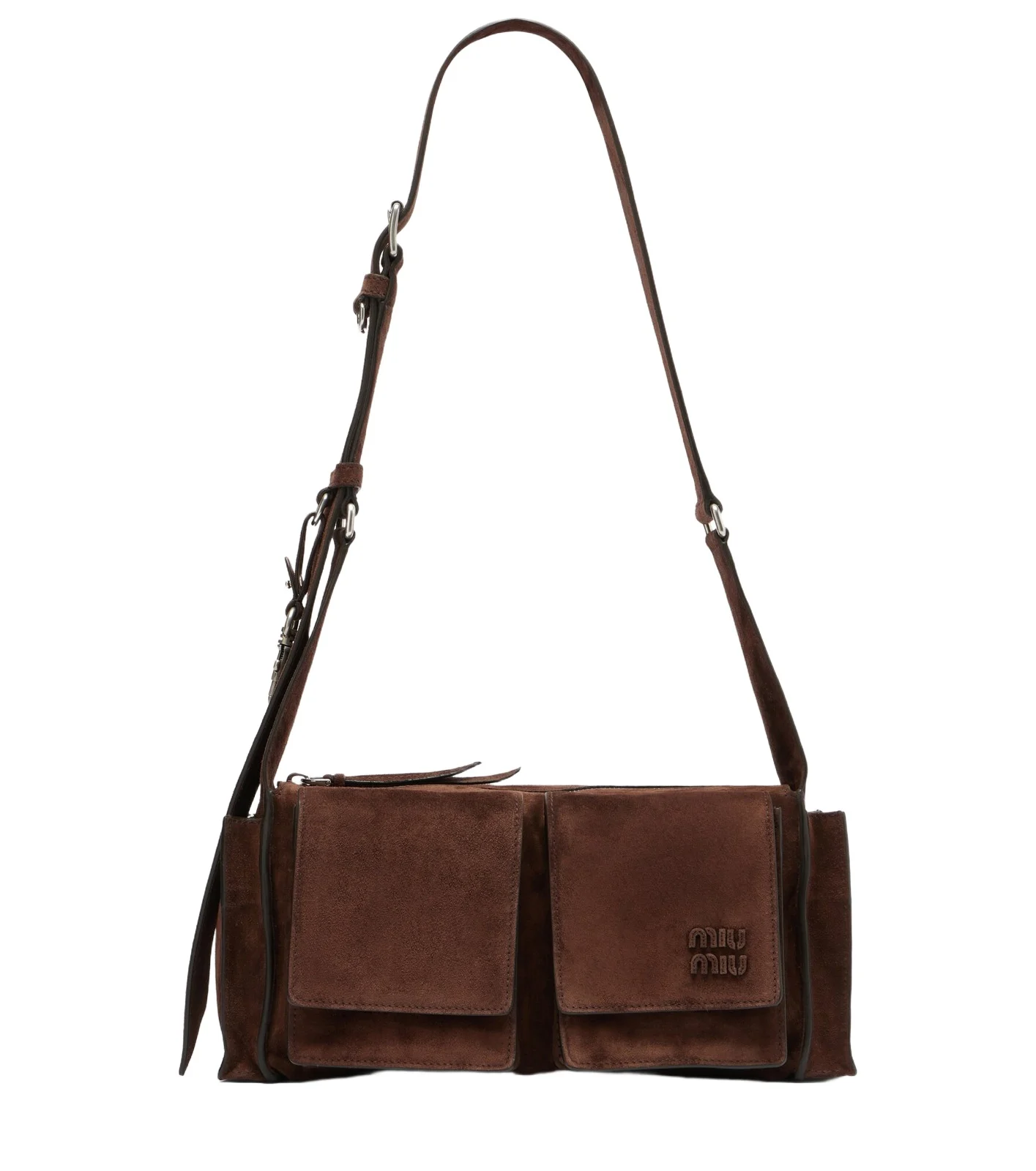 Miu Miu Utilitaire suede shoulder bag