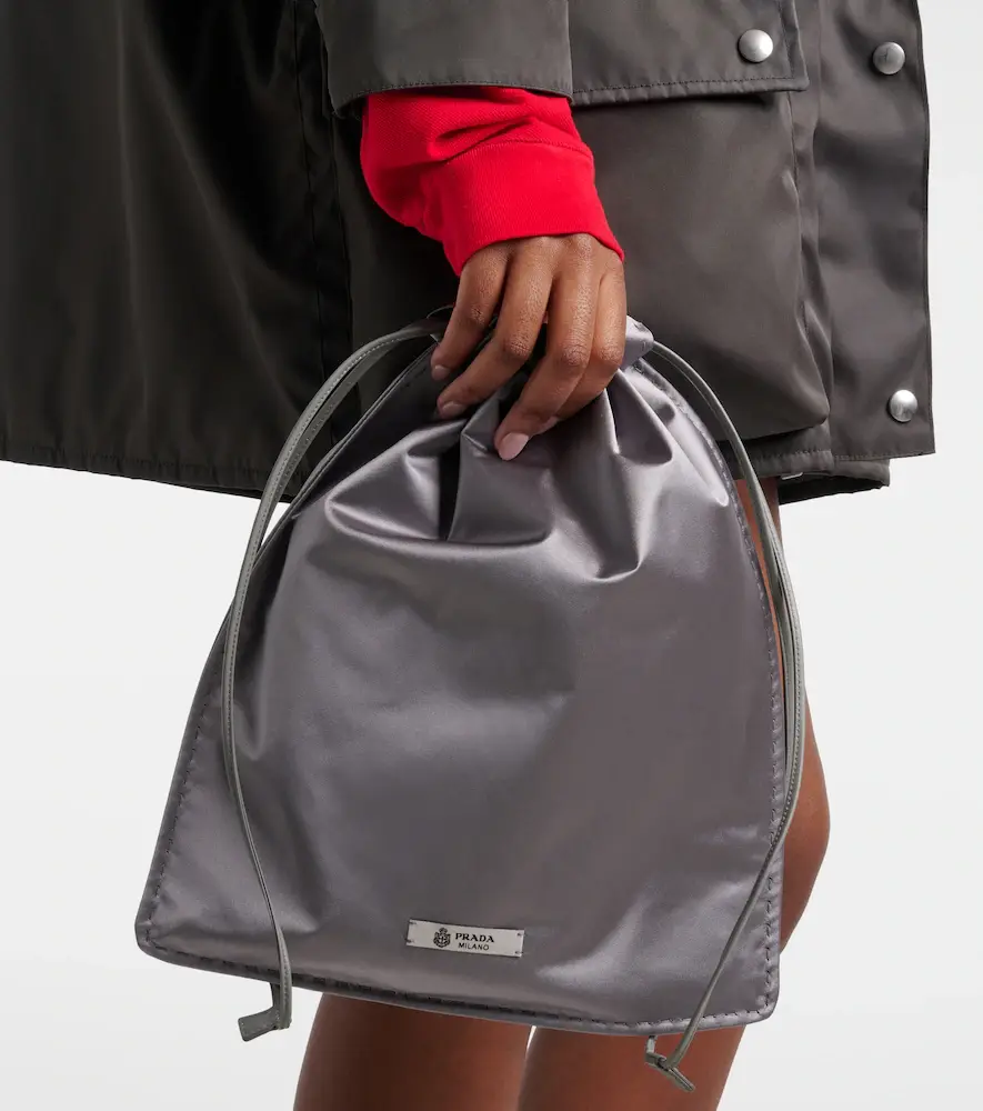 Prada Wish satin pouch | Thumbnail 6 Prada Wish satin pouch | Thumbnail 6