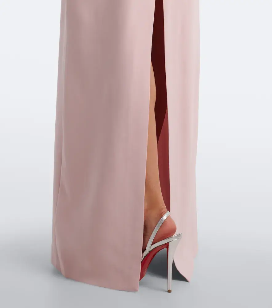 Costarellos Zurina embellished floral-appliqué crêpe gown | Thumbnail 4 Costarellos Zurina embellished floral-appliqué crêpe gown | Thumbnail 4