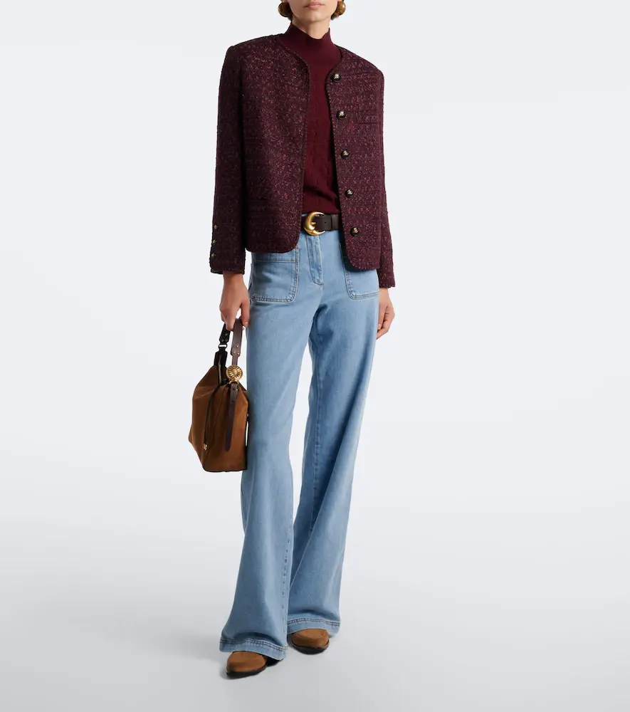 Etro Wool-blend tweed jacket | Thumbnail 4 Etro Wool-blend tweed jacket | Thumbnail 4