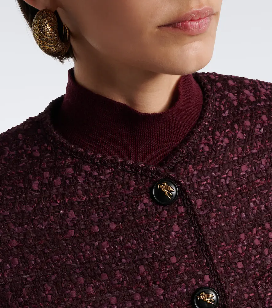 Etro Wool-blend tweed jacket | Thumbnail 6 Etro Wool-blend tweed jacket | Thumbnail 6