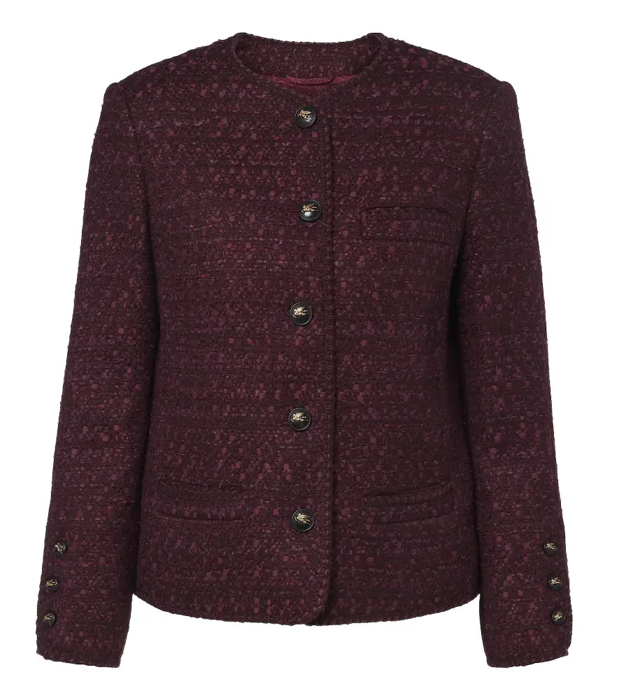 Wool-blend tweed jacket Wool-blend tweed jacket