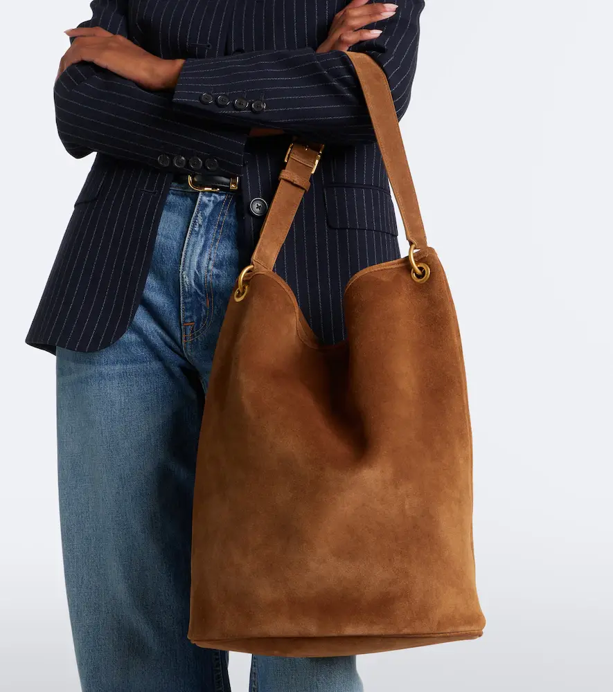 Nili Lotan Cooper Medium suede shoulder bag | Thumbnail 5 Nili Lotan Cooper Medium suede shoulder bag | Thumbnail 5
