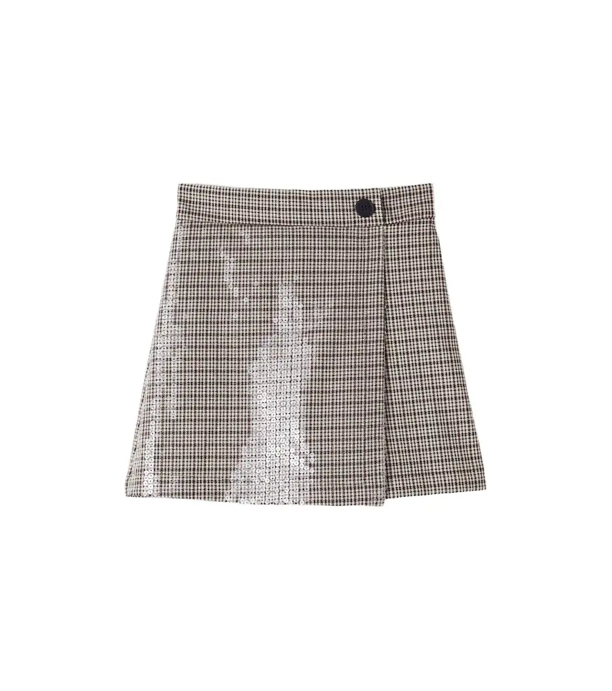 Monnalisa Sequined houndstooth skort | Image 1 Monnalisa Sequined houndstooth skort | Image 1