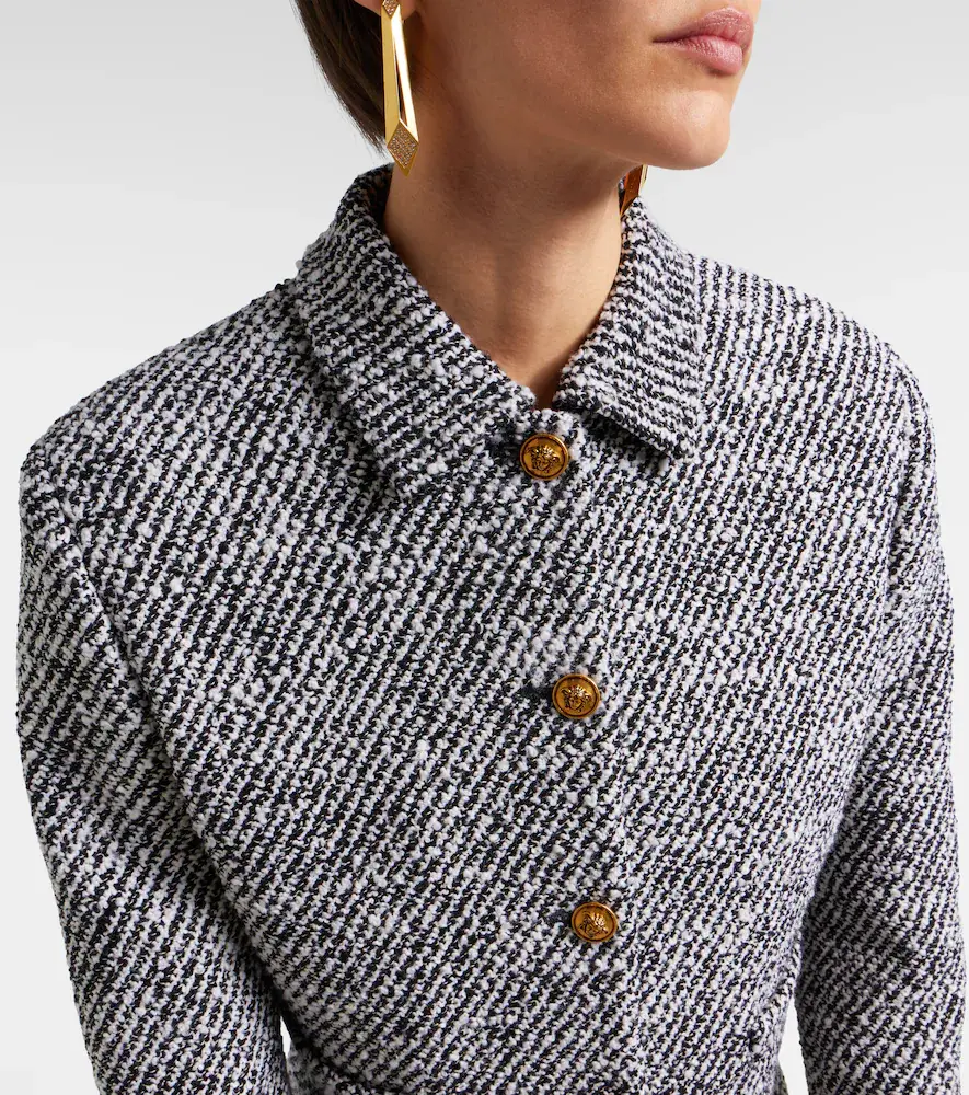 Versace Wool-blend bouclé jacket | Thumbnail 5